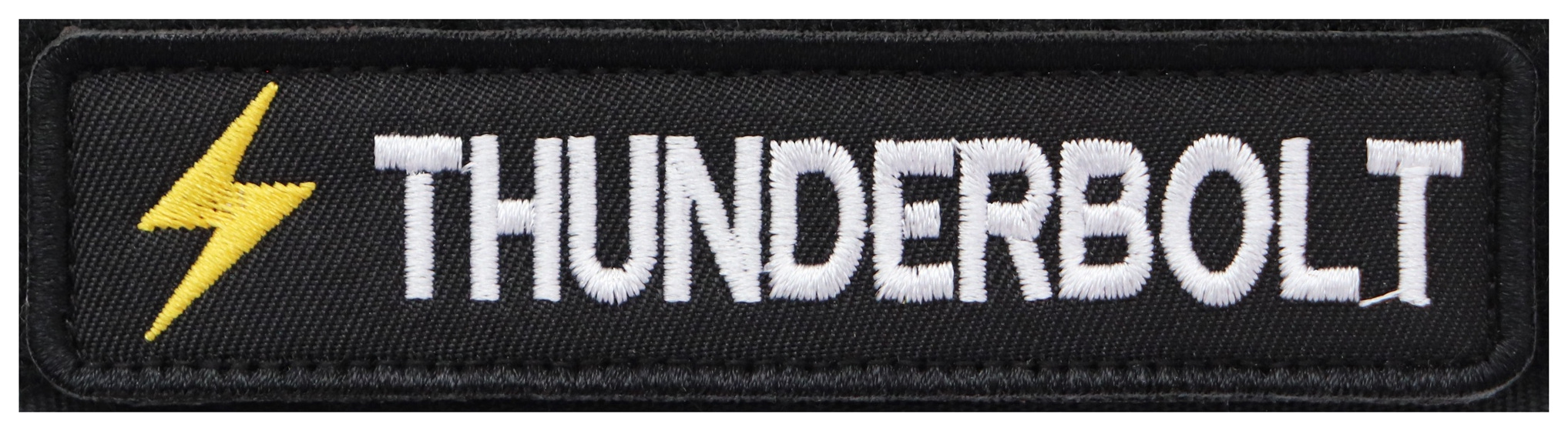 刺繍ワッペン「THUNDERBOLT」
