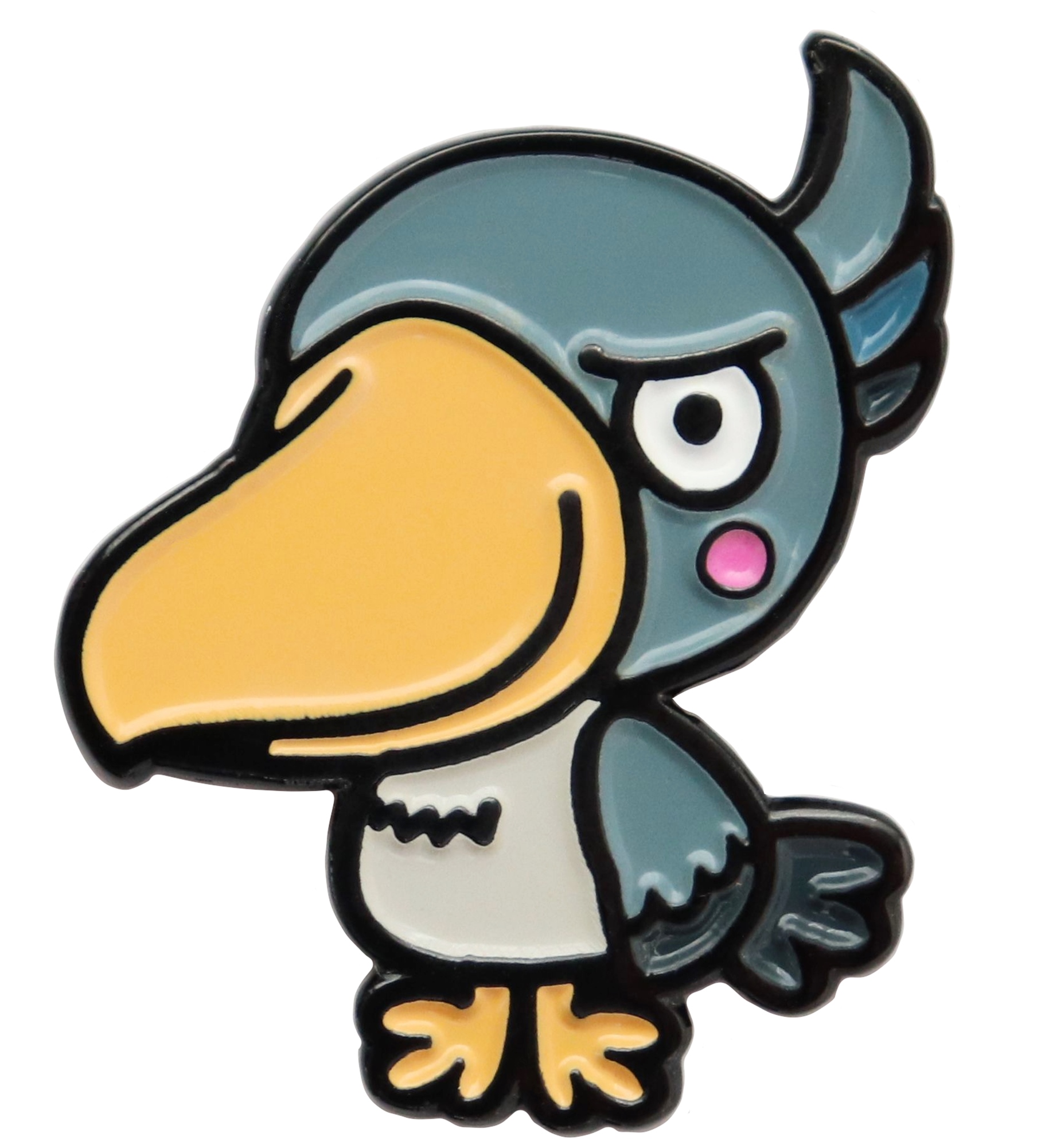 ピンバッジ「ハシビロコウ」